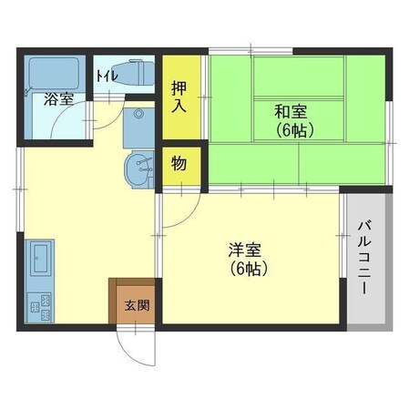 ルシオール田島の物件間取画像